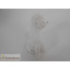 Fehér kiskutya figura 