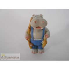 Víziló kerámia figura