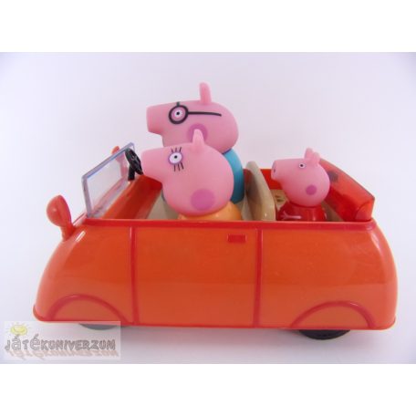 Peppa Pig malac elemes családi autó