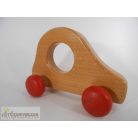 Fából készült játékautó