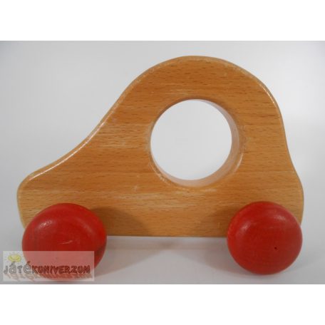 Fából készült játékautó