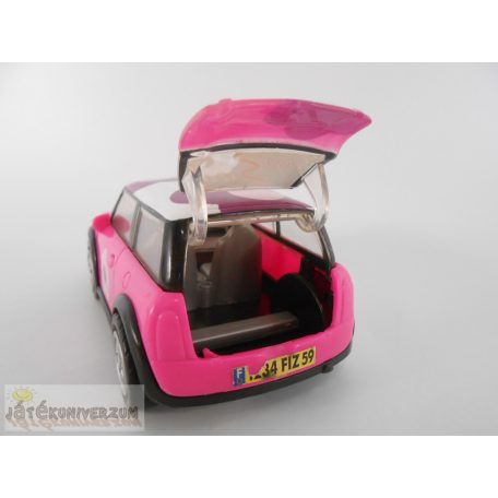Fizzy Creation rózsaszín Mini Cooper játékautó