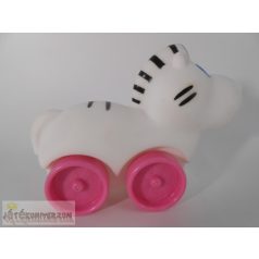 Cititoy puha guruló zebra figura jármű