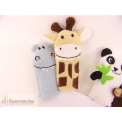 Primark vadállatos ujjbáb figurák fürdőkádba