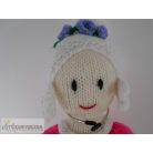 Kötött baba figura