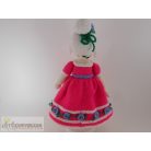 Kötött baba figura