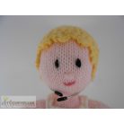 Kötött balerina baba