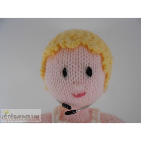 Kötött balerina baba