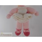 Kötött balerina baba