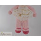 Kötött balerina baba