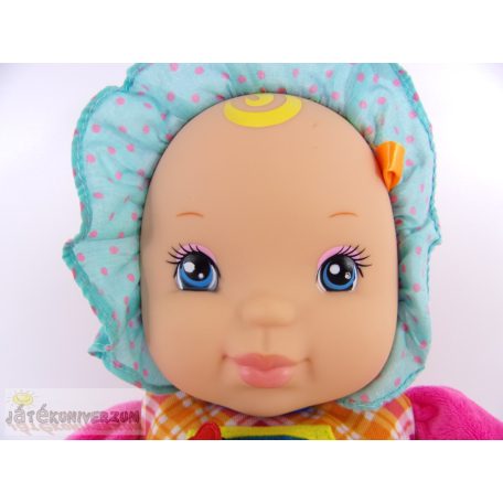 Készségfejlesztő plüss játékbaba