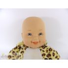 Párduc ruhás plüss játékbaba