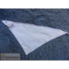 Rózsaszín falevél mintás nyálkendő