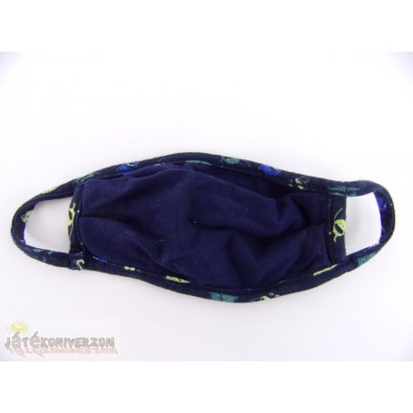 Szörny mintás textil szájmaszk 2 éveseknek