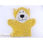 Tigris mosdókesztyű