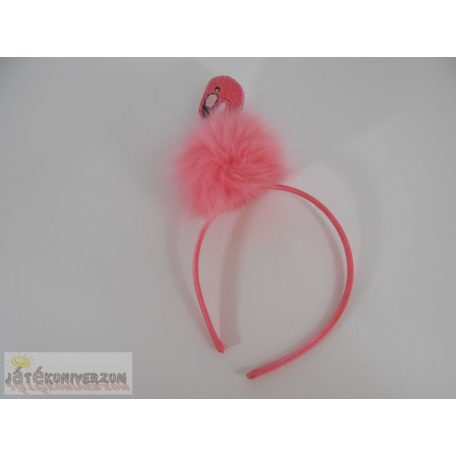 Rózsaszín flamingó fejpánt fejdísz