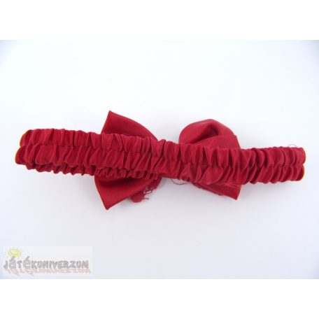 Piros masnis fejpánt fejdísz babáknak kisgyerekeknek