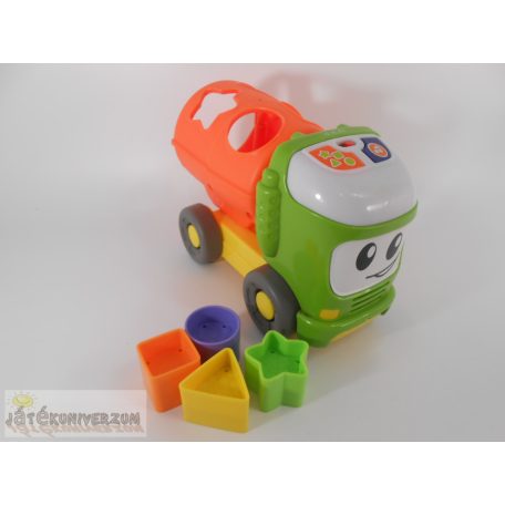Fisher Price Sort & Spill Learning Truck betonkeverő autó formaillesztő játék