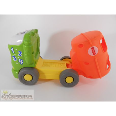 Fisher Price Sort & Spill Learning Truck betonkeverő autó formaillesztő játék