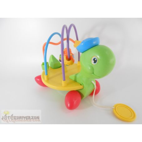 Fun Time húzható teknősbéka golyóvezető játék