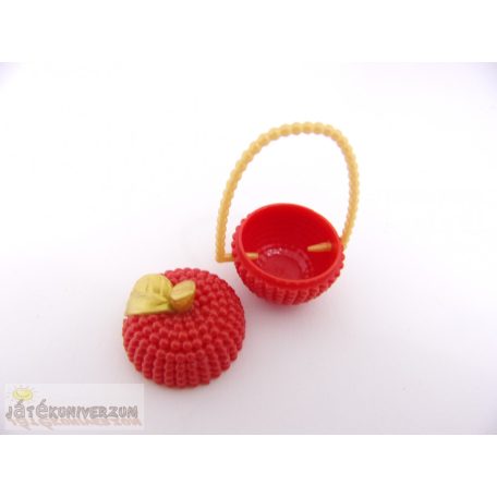 Alma alakú táska szerű kiegészítő Barbie tipusú játékbabáknak