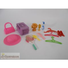  Kiegészítő csomag Barbie játékbabáknak