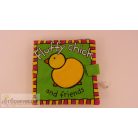 Állatos textil babakönyv