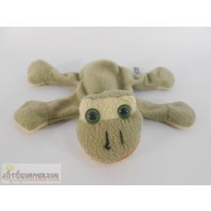 Mágneses fekvő béka plüss figura