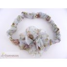 Virágos fejpánt fejdísz