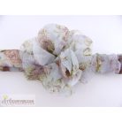 Virágos fejpánt fejdísz