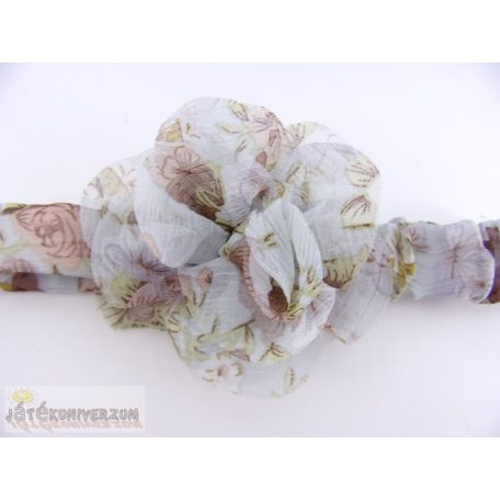 Virágos fejpánt fejdísz