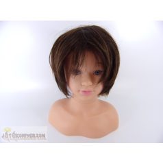 Szintetikus vöröses barna paróka