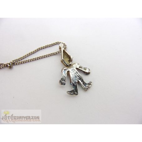 Bohóc medálos bizsu nyaklánc