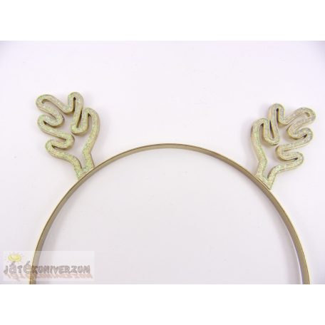 Szarvas agancsos fejpánt fejdísz