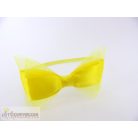 Sárga színű masnis fejpánt fejdísz