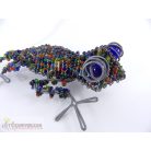 Gyöngyös gekkó figura