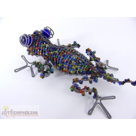 Gyöngyös gekkó figura