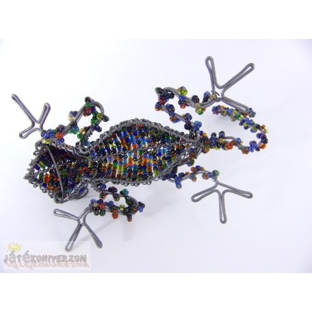 Gyöngyös gekkó figura