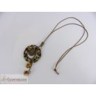 Leopárd mintás nyaklánc