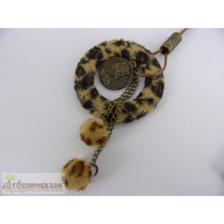 Leopárd mintás nyaklánc