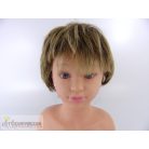 Szintetikus melírozott szőke barna paróka