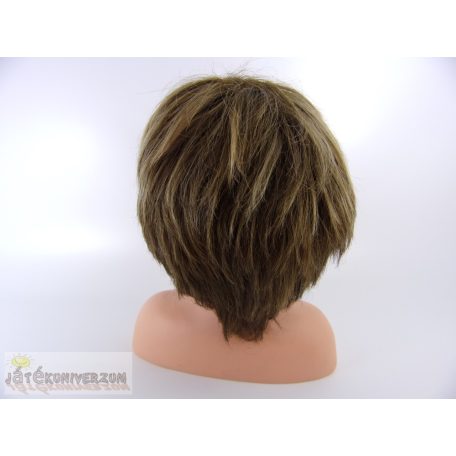 Szintetikus melírozott szőke barna paróka