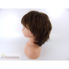 Szintetikus barna paróka