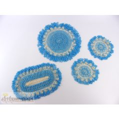 Gyöngyből horgolt terítő csomag