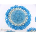 Gyöngyből horgolt terítő csomag