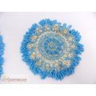 Gyöngyből horgolt terítő csomag