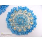 Gyöngyből horgolt terítő csomag