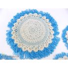 Gyöngyből horgolt terítő csomag