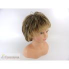 Szintetikus melírozott szőke barna paróka