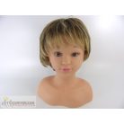 Szintetikus melírozott szőke barna paróka